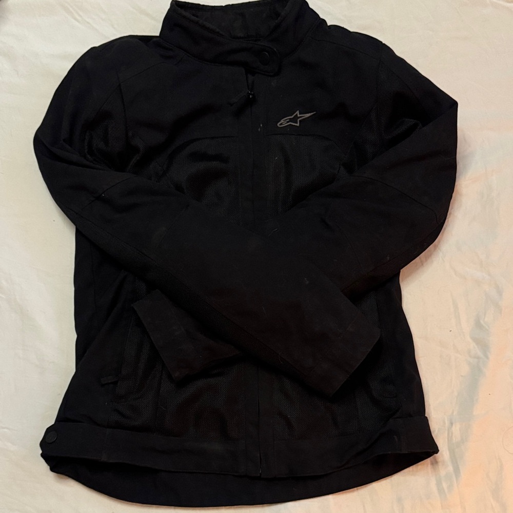 Alpinestars Black Women's Armored Motorcycle Jacket